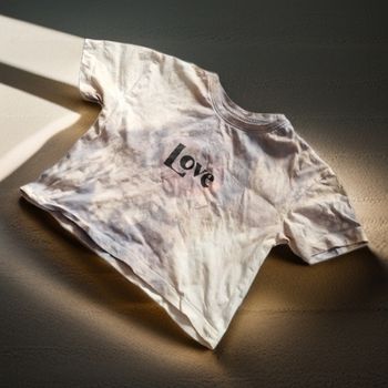 Très beau tshirt Tie&Dye coeur Love