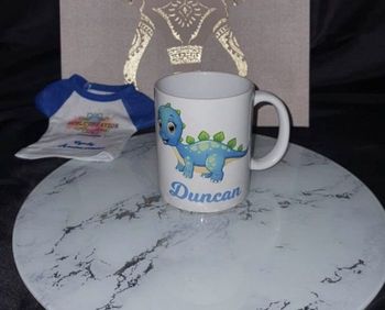 Mug dinosaure personnalisé