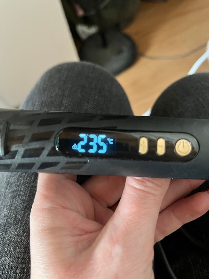 Lisseur boucleur ST440E 2-en-1 - Céramique & Ionique Écran LCD gold TBE 🪮 - photo numéro 5