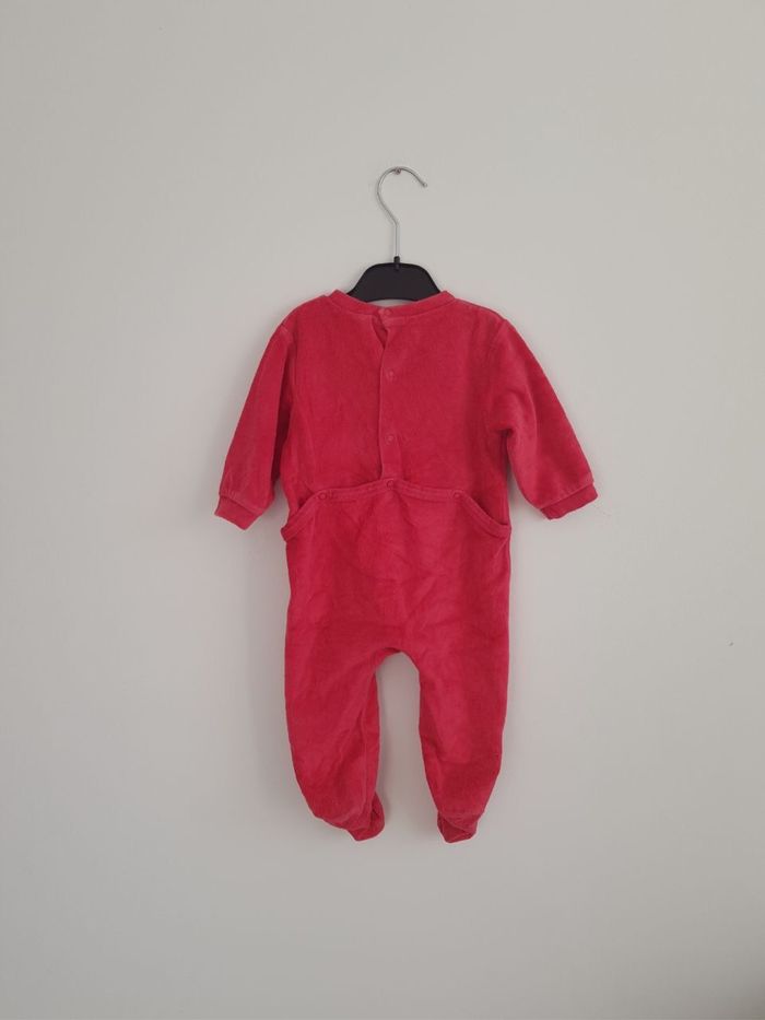 Pyjama en velours taille 6mois - photo numéro 4