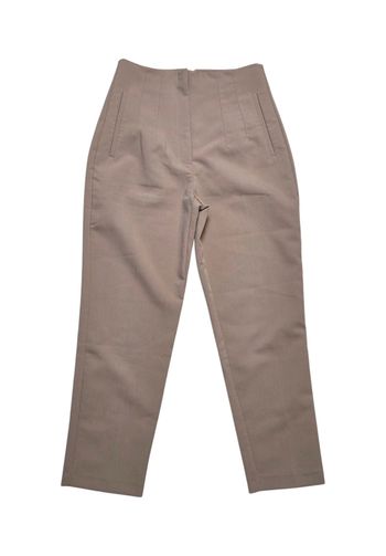 Pantalon droit Zara taille M couleur taupe très bon état