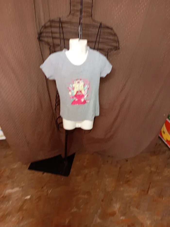 T-shirt gris 7/8ans - photo numéro 2