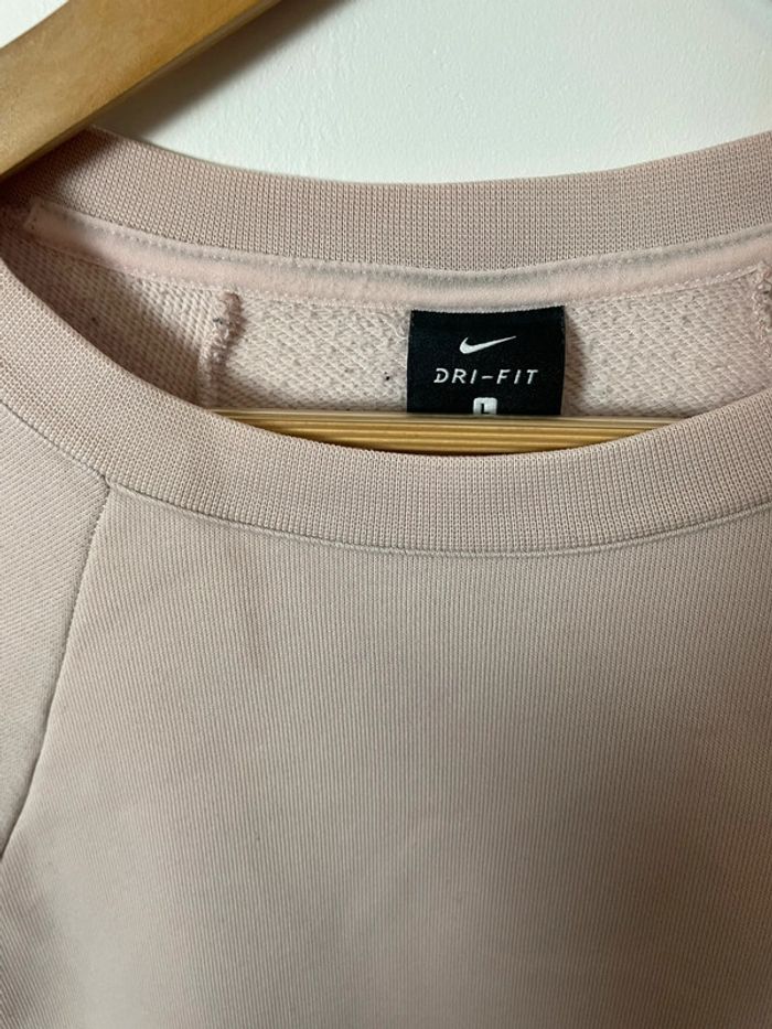 👚 Sweat Nike – Femme – Taille L – Rose pâle - photo numéro 3