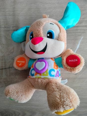 Peluche interactive puppy éveil progressif