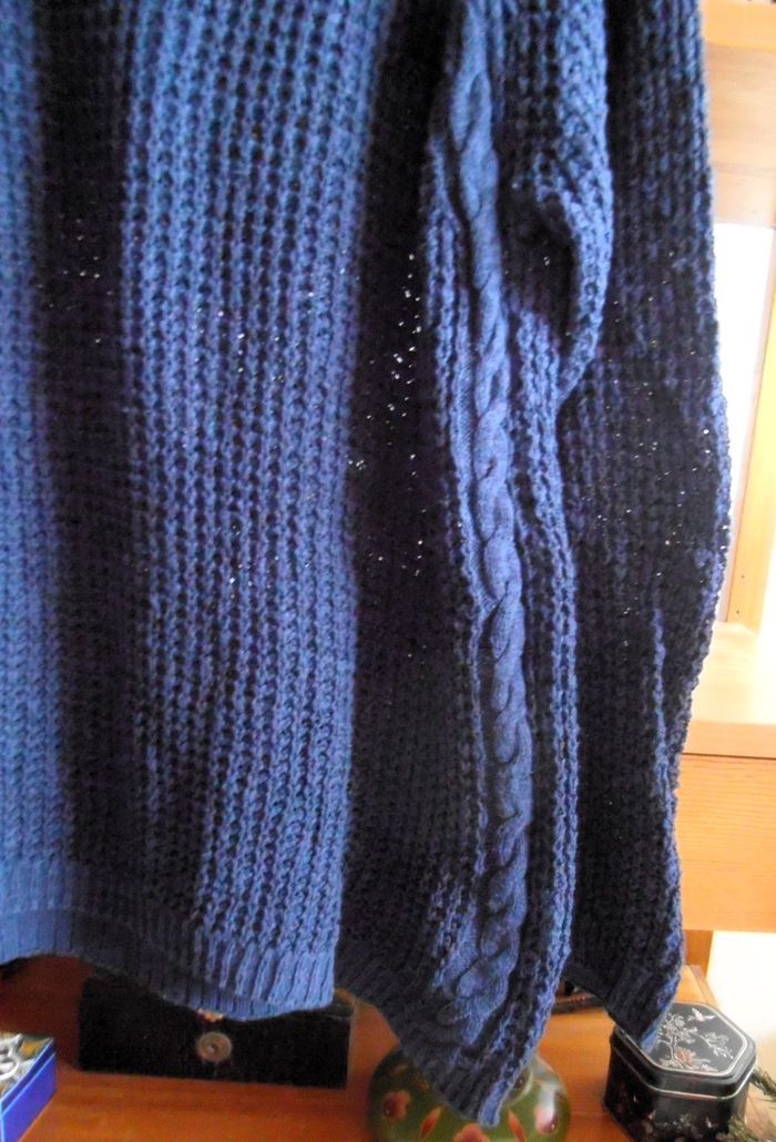 Pull en mailles femme, Pimkie, taille XXl 44, bleu marine - photo numéro 4