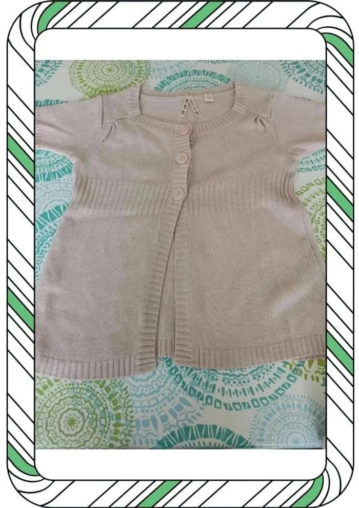 Gilet crème 10 ans