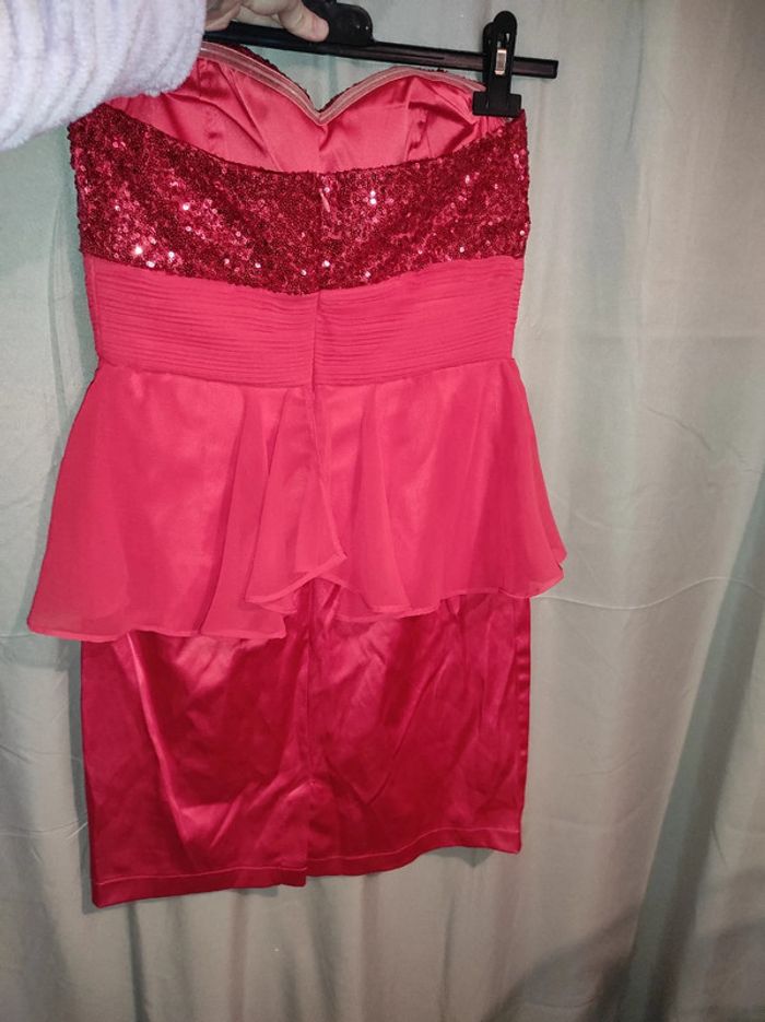 Robe rouge paillettes soirée - photo numéro 11