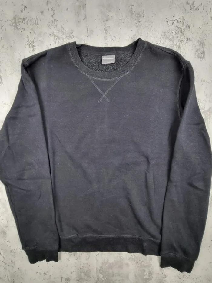 Sweat Eddie Bauer noir – Taille L Homme (mesures en photos) - photo numéro 3