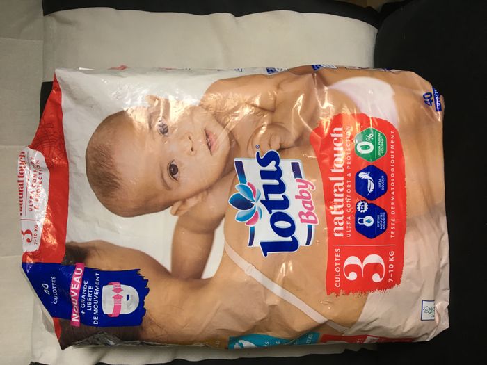 40 culottes Lotus Baby douceur naturelle t3 - photo numéro 2