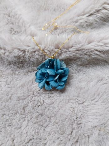 Collier fleurs séchées
