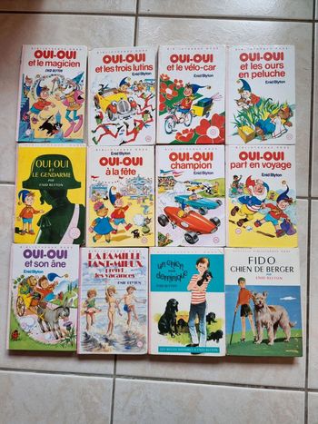 Lot de livres vintage d'Enid Blyton