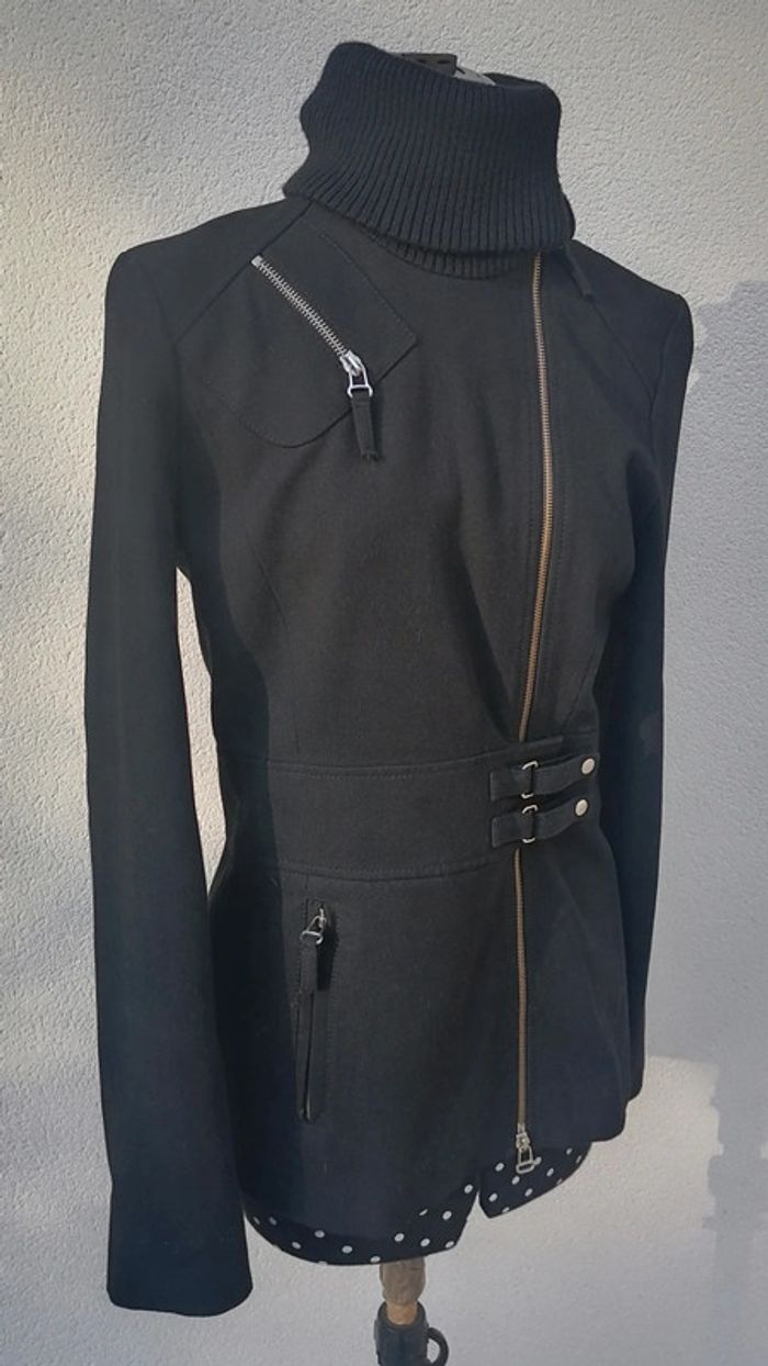 Manteau / veste noir chic Taille M Alain Manoukian - photo numéro 8