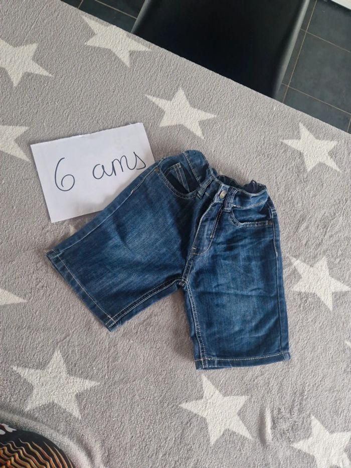 Short en jeans garçon