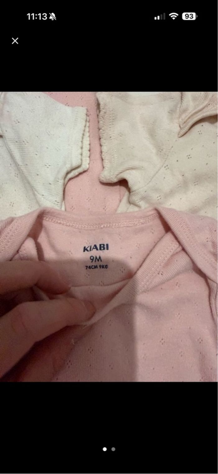 Lot de 6 bodies réservé pour LÉA