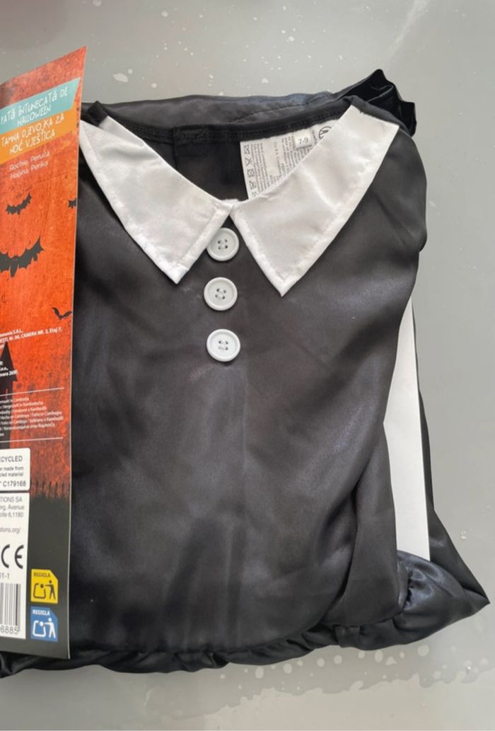 Déguisement : robe et perruque Mercredi Addams T 7-9 ans - photo numéro 10