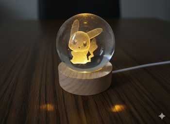 Boule de cristal Pokémon avec son bloc