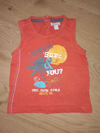 Tee shirt débardeur 18mois