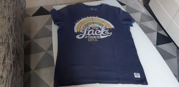 Tee-shirt homme taille L Jack & Jones marine