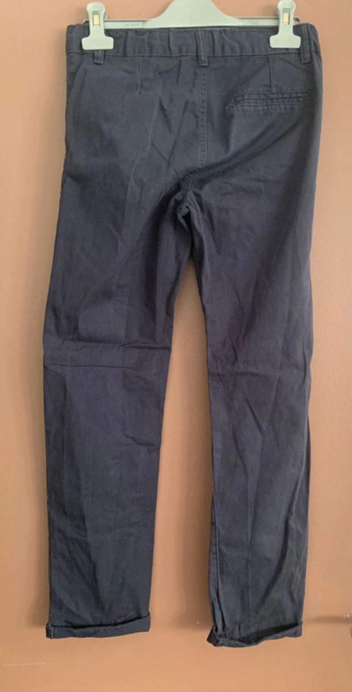 Pantalon bleu marine - Taille 12 ans - photo numéro 2