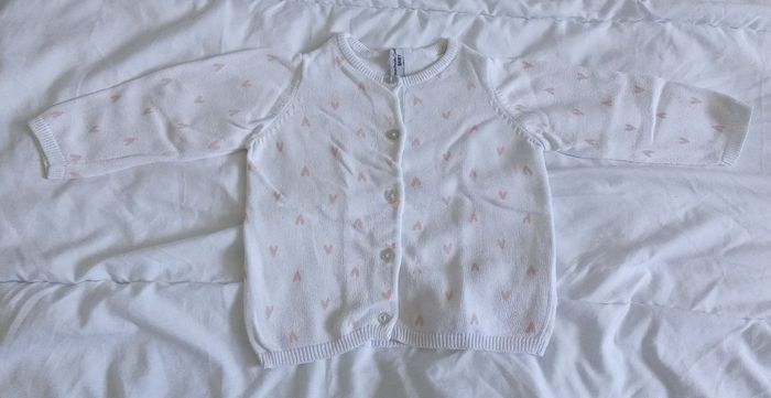 Gilet blanc 6 mois - photo numéro 2