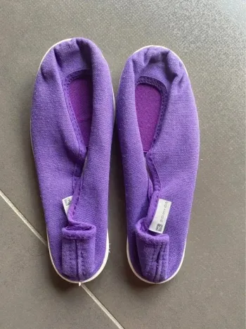Chaussons gym violet 28