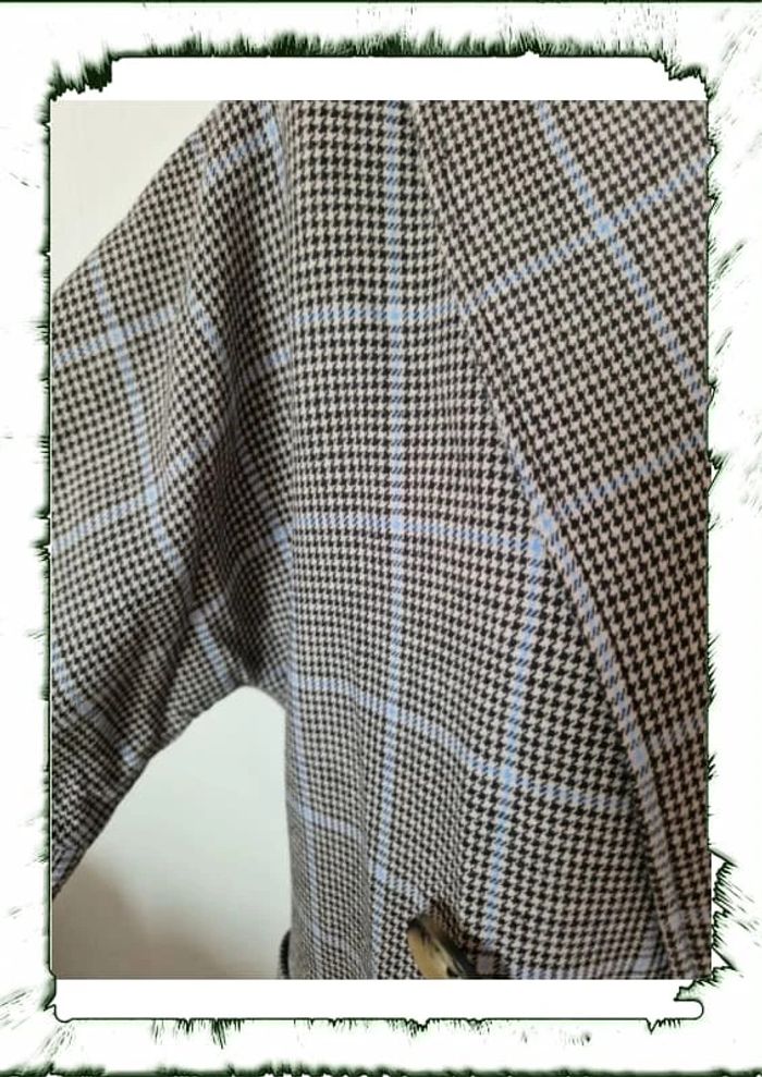 Manteau long zara carreaux - photo numéro 4
