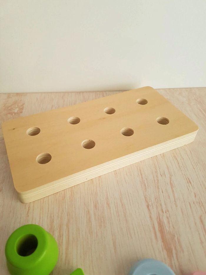 Jeu en bois pré printanier en fleurs - photo numéro 11