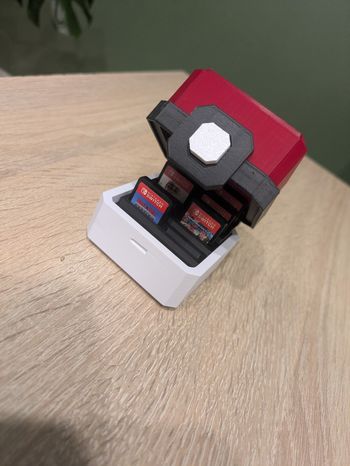 Boîte de Rangement "Pokéball" (10 Jeux Switch) – Fermeture Sécurisée
