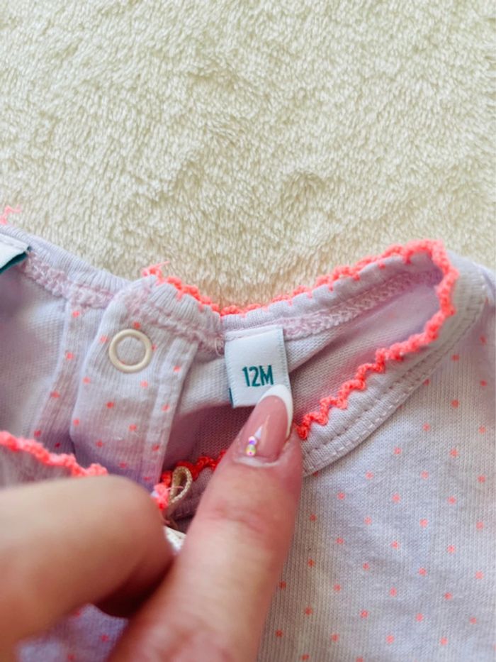 Combinaison short avec Minnie 12 mois - photo numéro 4