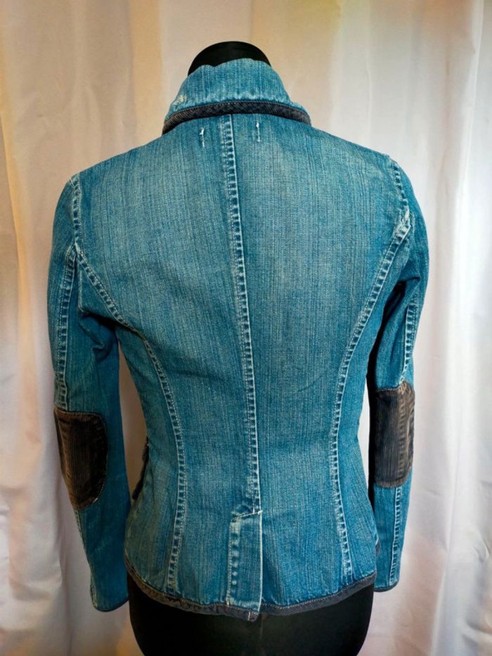 Veste en jean vintage Benetton – Femme – Taille S/M - photo numéro 8