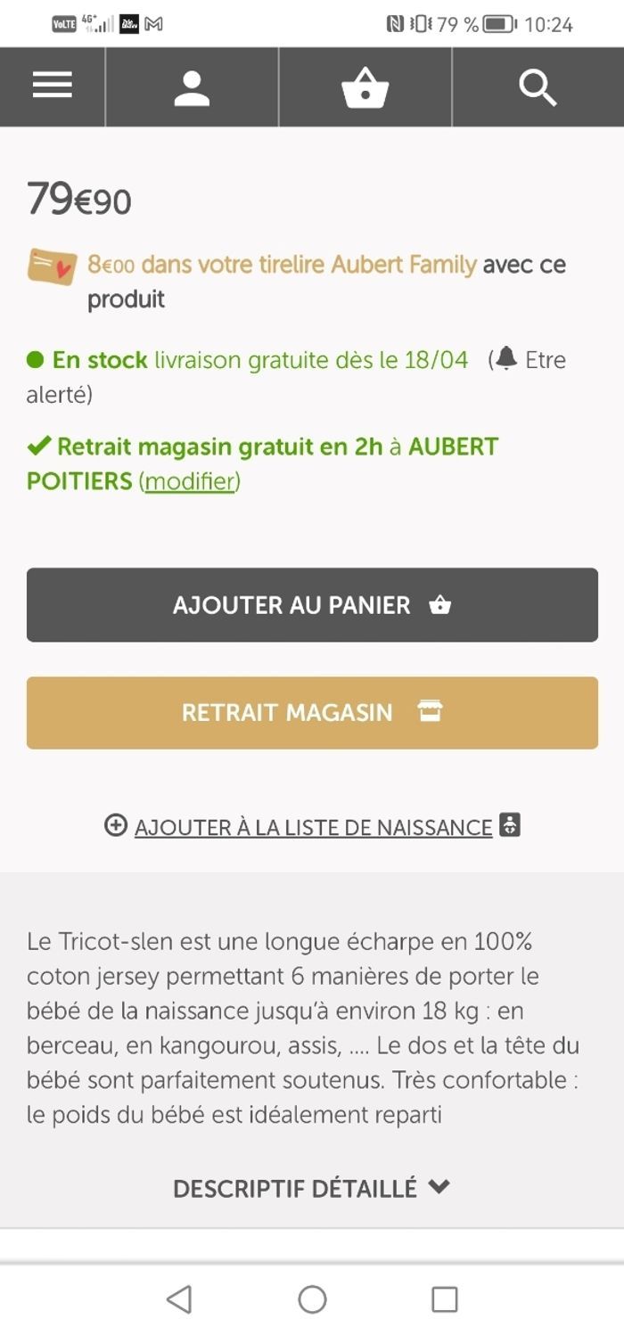 Écharpe de portage - photo numéro 4