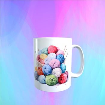 Mug pelotes de laine passion