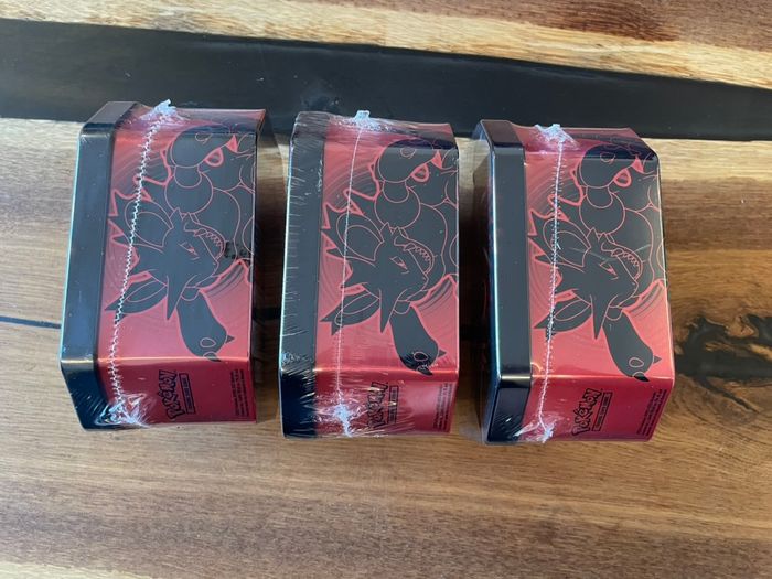 Lot 3 Pokébox Team Rocket - Mewtwo + Nidoking + Persian - EV10 Rivalités Destinées- NEUF FR - photo numéro 2