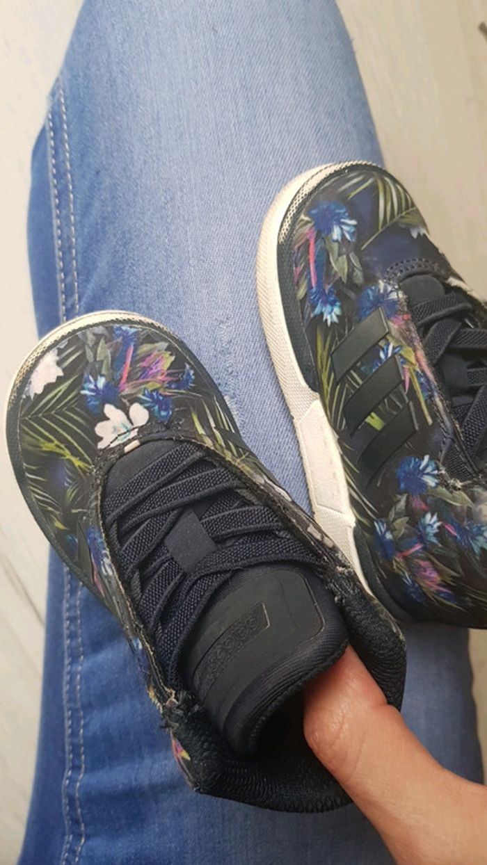 Baskets Adidas sans lacets fleurs Liberty p.20 fille - photo numéro 9