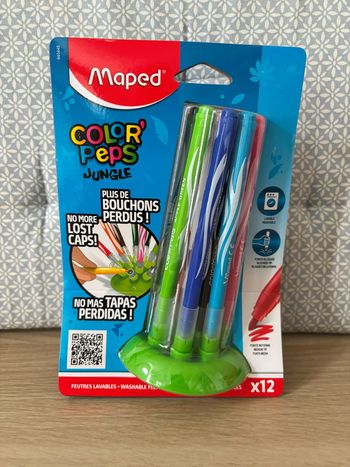Pack de 12 Feutres Jungle Innovation "Color Pep's"
