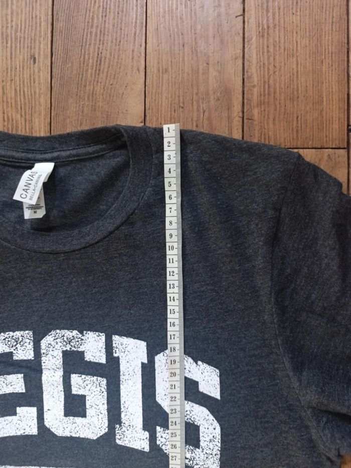 T-shirt manches courtes Regis university gris foncé Taille M - photo numéro 7