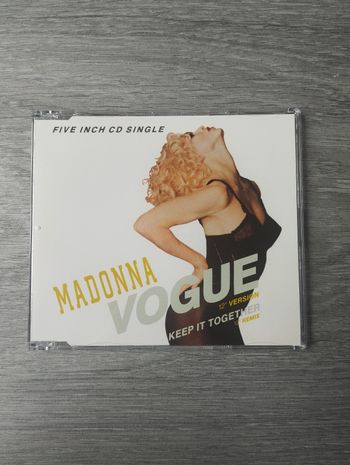 Maxi CD Madonna : Vogue / Keep It Together