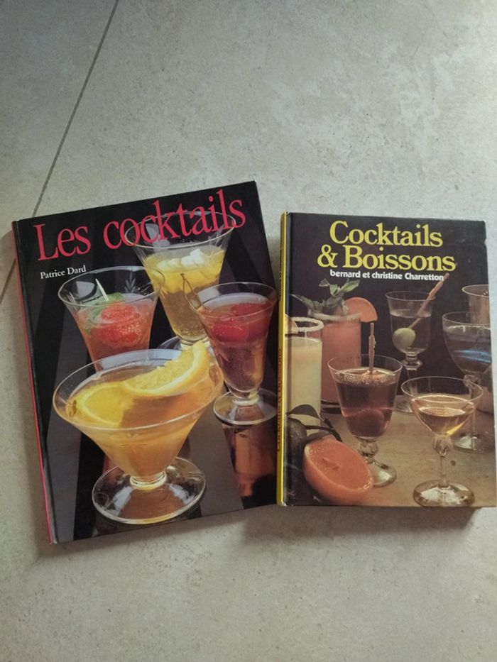 Lot livres cocktail
