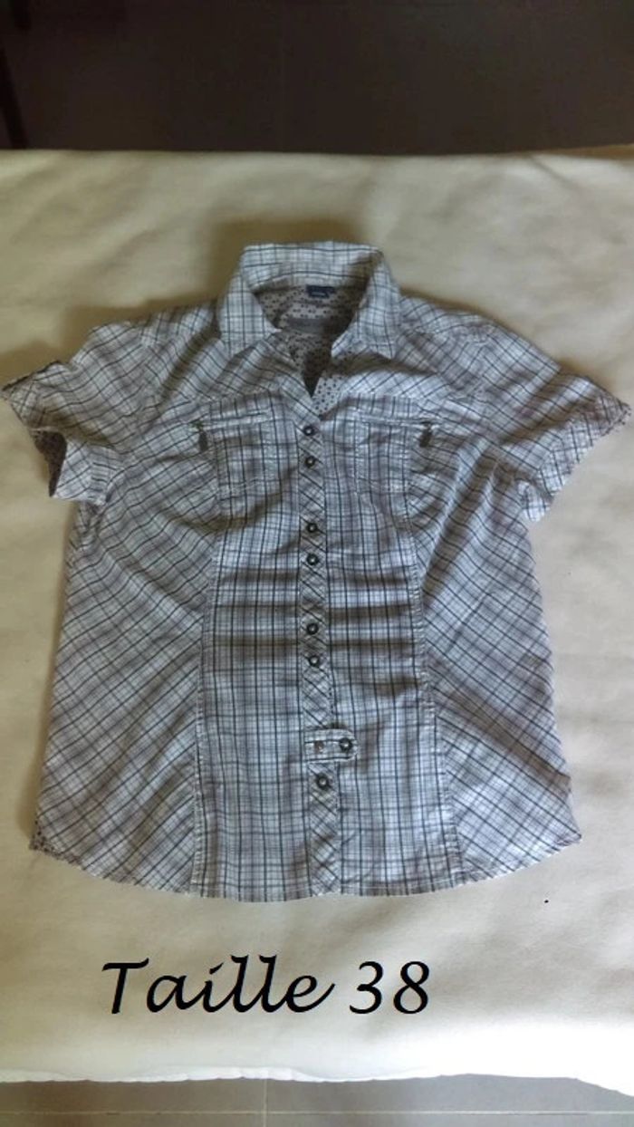 Chemise à manches courtes, femme T38 - Cecil
