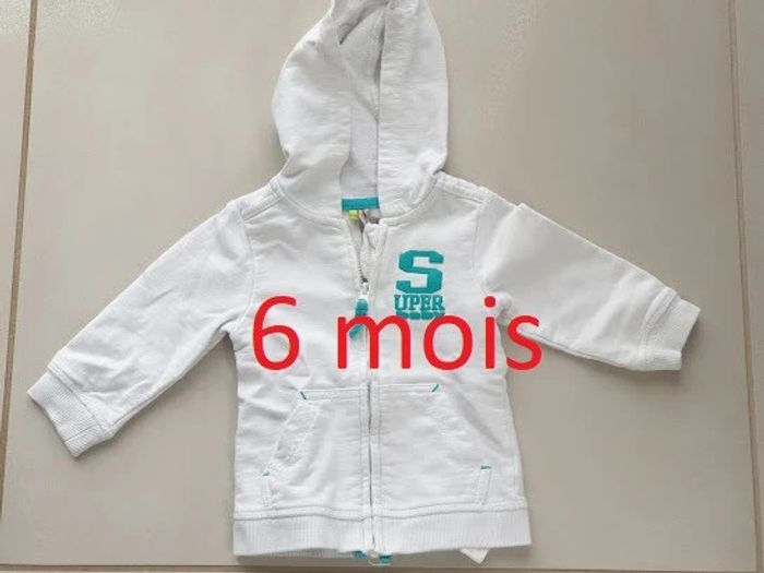 1 gliet blanc 6 mois zip marque orchestra