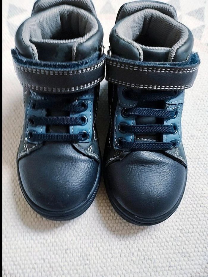Baskets montantes - Bleu/gris /camouflage - T24 - Orchestra - Très Bon État - photo numéro 2