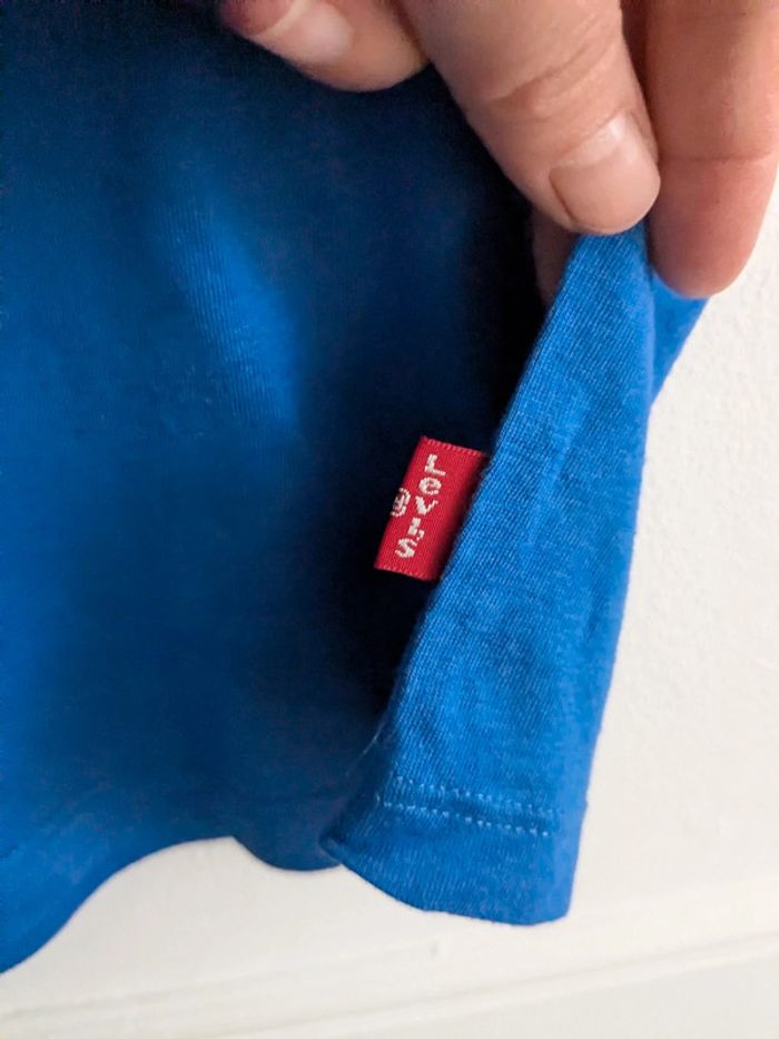T-shirt levi's 8 ans bleu garçon - photo numéro 5