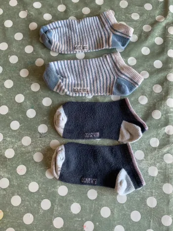Lot de 2 paires de chaussettes T. 27-30