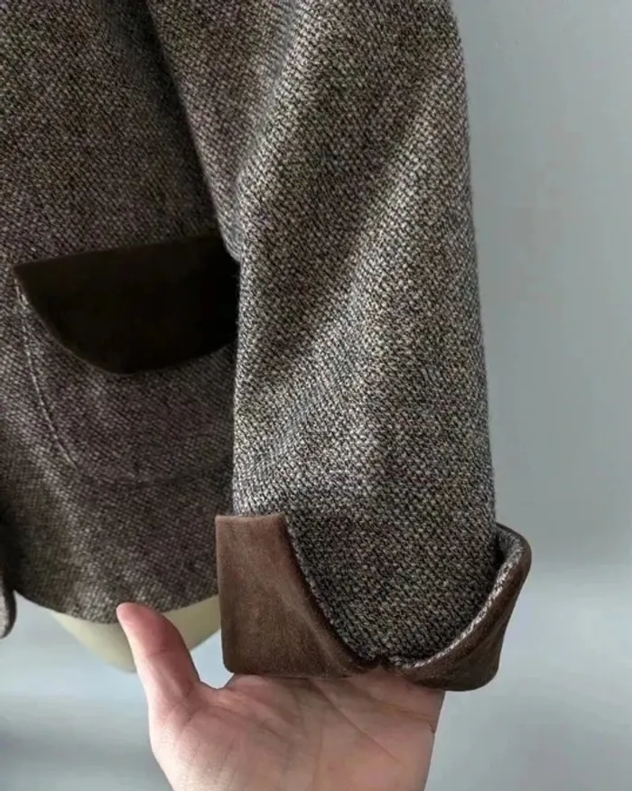 Veste en laine velours soie - Anne Weyburn- taille 40 - photo numéro 5