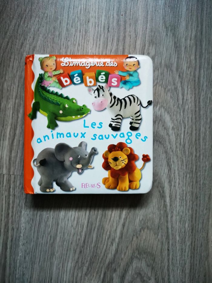 Livre l'imagerie des bébés "les animaux sauvages"