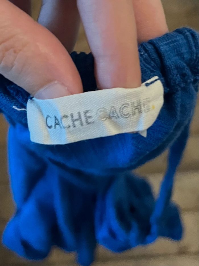 Débardeur ample plissé bleu électrique - photo numéro 9