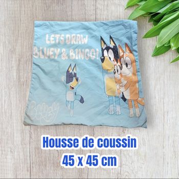 Housse de coussin bluey