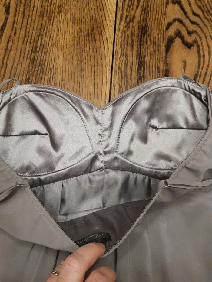 Robe de soirée gris clair Lautinel taille 4 (L) - photo numéro 19