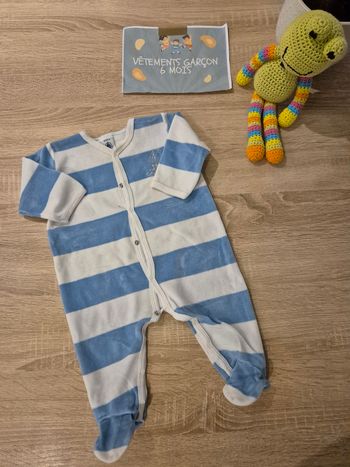 Pyjama velours PETIT BATEAU