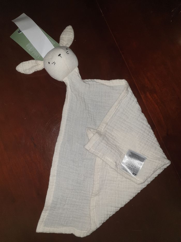Doudou H&M lapin ecru lange
